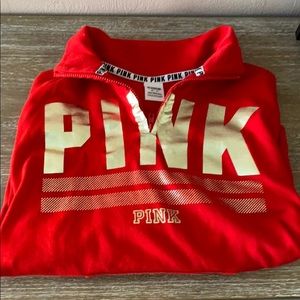 PINK Quarter Zip Sweater